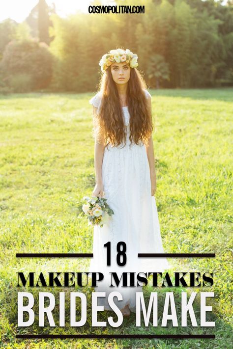 Common Mistakes Brides Make - Wedding Makeup Diy Bridal Makeup, Bridal Wedding Makeup, Perfect Wedding Makeup, Amazing Wedding Makeup, Wedding Makeup Inspiration, Beautiful Wedding Makeup, Gorgeous Wedding Makeup, Wedding Makeup Ideas, Wedding Day Tips