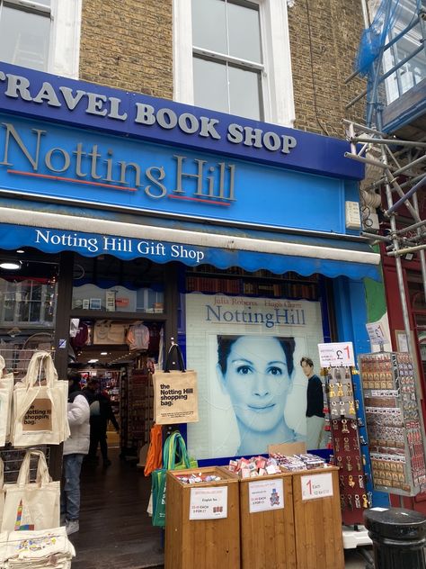 Notting Hill Bookshop, Study Abroad England, London Study Abroad, London In March, Study In London, London Dreams, Notting Hill London, London Living, Europe Aesthetic