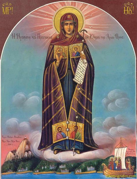 The Holy Mountain, Lives Of The Saints, Divine Providence, Mount Athos, Orthodox Christian Icons, Archangel Gabriel, Mother Of God, Russian Orthodox, Ancient Knowledge