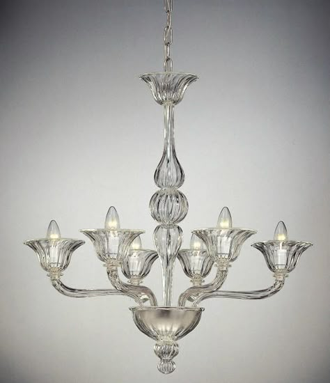 Glass Chandelier Dining Room, Venetian Chandelier, Chandelier Contemporary, Antique Ideas, French Lighting, Chandelier Antique, Chandelier Dining Room, Chandelier Glass, Glass Chandeliers