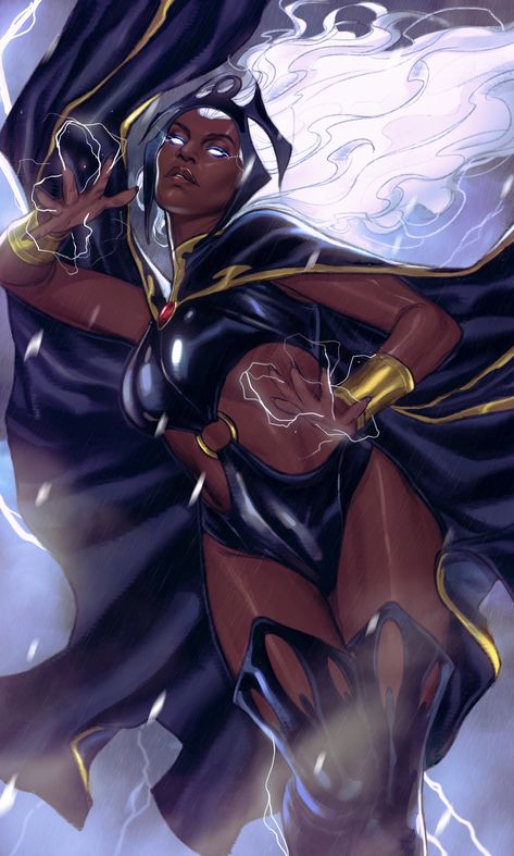 Sway Art on Twitter: "There a STORM coming ⛈…. X-Men #8 Variant Cover by me… " Storm Comic, Storm Artwork, Storm Xmen, Cyclops Marvel, Storm Marvel, Comic Book Collection, Black Comics, Female Superhero, Marvel Characters Art