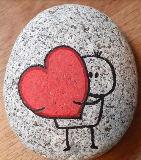 Lotus Painted Rock, Rocks Painting Acrylic, Rock Painting Love Ideas, Valentine Rock Painting Ideas Easy, Painted Rocks Dots Easy, Painted Rock Designs Easy, Colorado Painted Rocks, Rock Painting Valentine Ideas, Book Character Painted Rocks