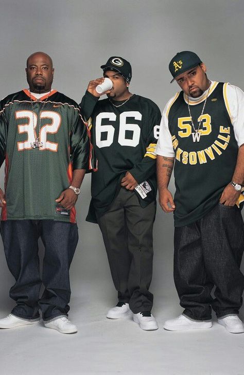 West Coast Connection 90s Hip Hop Outfits, 2000s Fashion Men, Westside Connection, Mack 10, Throwback Outfits, Cultura Hip Hop, Looks Hip Hop, 90s 2000s Fashion, Ropa Hip Hop