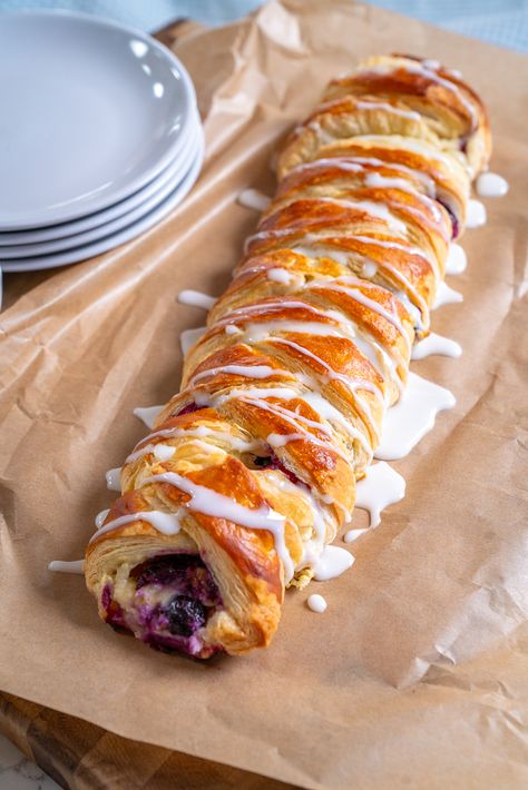 Blueberry Cream Cheese Danish | 12 Tomatoes Cream Cheese Croissant Danish, Christmas Cheese Danish, Blueberry Cream Cheese Danish Puff Pastry, Blueberry Breakfast Pastry, Blueberry Cream Cheese Pastry, Blueberry Danish Recipe Puff Pastries, Blueberry Pastry Recipes, Blueberry Danishes, Blueberry Danish Recipe