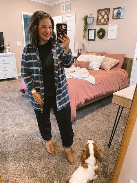 Friday Fashion Favs — Simply Small Town Simple Teacher Outfits Plus Size, Plus Size Teacher Shirts, Comfy Teacher Outfits Plus Size, Teacher Flannel Outfit, Work Outfits Teacher, Fall Teacher Outfits 2022 Plus Size, Paraeducator Outfits, Plus Size Teacher Outfits, Plus Size Work Outfits