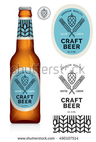 Craft Beer Label Design, Beer Logo Design, Craft Beer Design, Beer Bottle Design, Craft Beer Packaging, Beer Packaging Design, Craft Beer Labels, Beer Label Design, I Like Beer