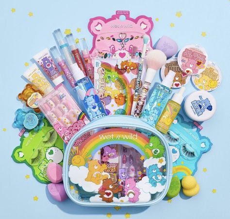 Care Bear Makeup, Care Bears Makeup, Makeup Palette Collection, Bear Makeup, Cartoon Makeup, The Care Bears, Wet N Wild Makeup, Anime Makeup, Disney Makeup