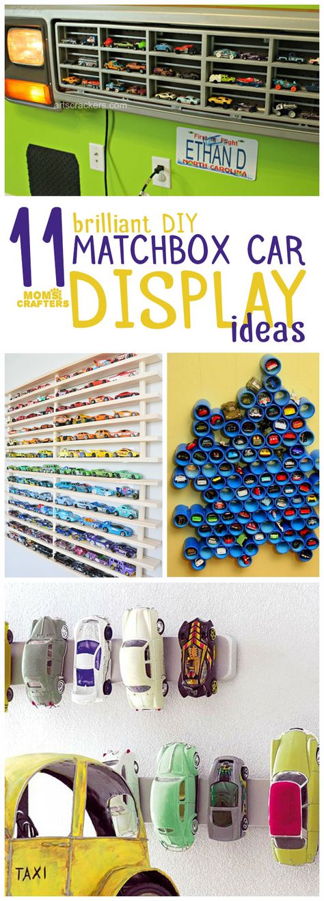 Got too many toy cars and matchbox cars? Check out these 11 genius hot wheels display ideas - they double as storage and organization but they are also beautiful as playroom decor! Kids Room Organization Boys, Boys Bedroom Storage, Hot Wheels Storage, Hot Wheels Display, Car Display, Trendy Toys, Storage Kids Room, Playroom Organization, Kids Room Organization