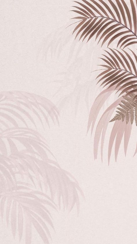 Pink palm leaf iPhone wallpaper, aesthetic botanical border | premium image by rawpixel.com / Adjima Pink Geometric Wallpaper, Palm Background, Leaf Shadow, Wallpaper Botanical, Boho Background, Phone Wallpaper Boho, Plant Wallpaper, Background Aesthetic, Aesthetic Background