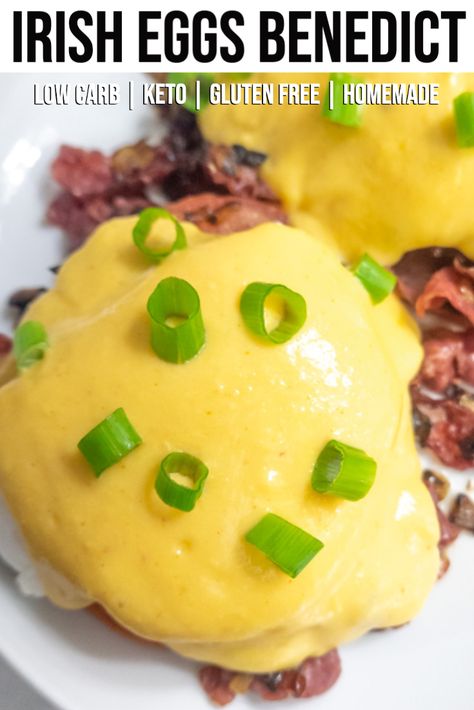 Low Carb Eggs, Keto Eggs Benedict, Low Carb Egg Muffins, Keto Eggs, Eggs Tomato, The Best Eggs, Irish Bacon, Best Eggs, Recipe For Hollandaise Sauce