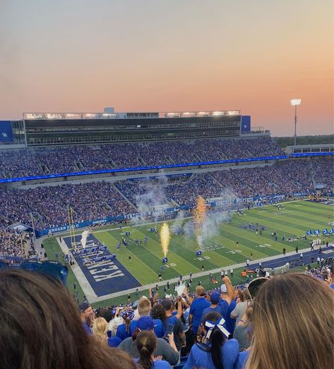 Kentucky University Aesthetic, Blue College Aesthetic, Uk College Aesthetic, University Of Kentucky Aesthetic, Blue School Aesthetic, Football Game College, Kentucky Aesthetic, University Of Kentucky Football, Posters Dorm