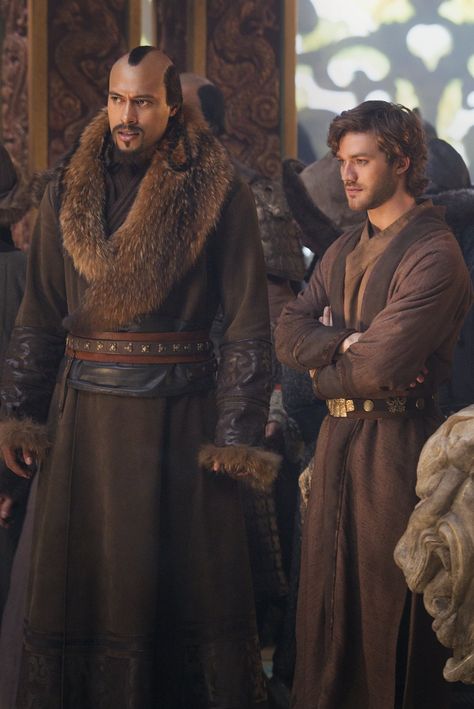 Marco Polo - Marco and Byamba Marco Polo Netflix, Lorenzo Richelmy, Costume Viking, Medieval Garb, The Best Movies, Best Movies, Face Characters, Marco Polo, Aesthetic People