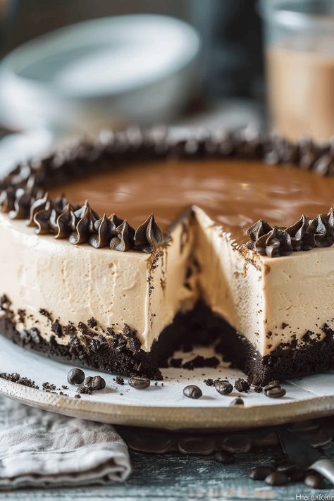 Delicious Espresso Cheesecake Recipe Espresso Cheesecake Recipes, Espresso Cheesecake, Classic Cheesecake, Cheesecake Filling, Wanting More, Espresso Powder, Cheesecake Recipe, Decadent Desserts, Cheesecake Recipes