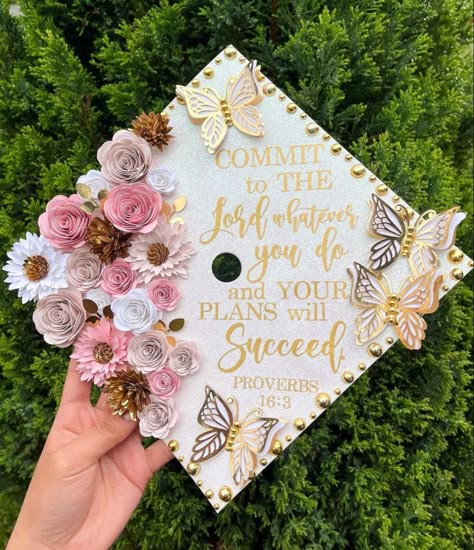 God Is Within Her She Will Not Fail Cap, High School Graduation Cap Designs Future Nurse, Grad Cap Inspo Christian, Its Been A Long Time Coming Grad Cap, God Grad Caps, Inspirational Graduation Caps, Grad Cap Ideas Bible Verses, Bible Graduation Cap, Christian Grad Cap Ideas