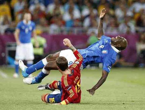 Sergio Ramos Slide Tackle, Ramos Slide Tackle, Ramos Tackle, Slide Tackle, Mario Balotelli, Johan Cruyff, Euro 2012, Lion Images, Soccer Team