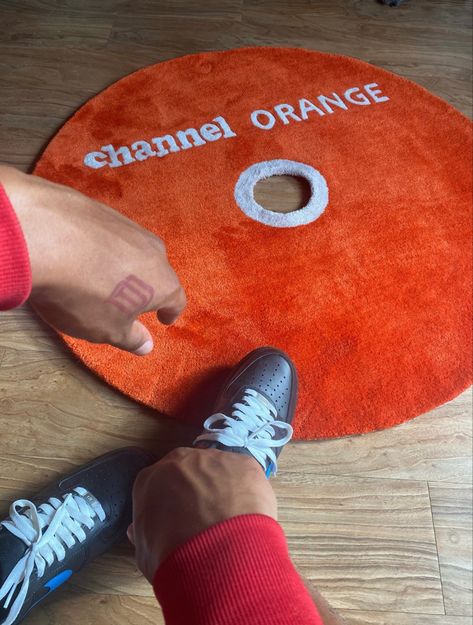 Frank Ocean Decor, Frank Ocean Rug, Cd Rugs, Frank Ocean Channel Orange, Ocean Room Decor, Custom Cd, Funky Room, Ocean Rug, Channel Orange