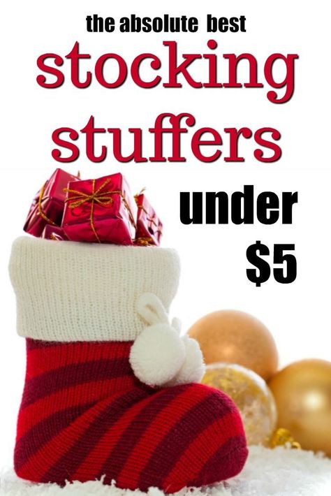 Cheap Stocking Stuffers Under $5 that are still awesome | How to save money on Christmas | Christmas tips | Holiday hacks | Stocking stuffers for adults | Stocking stuffer ideas for kids | Frugal gift ideas | What to put in a stocking Holiday Hacks, Cheap Stocking Stuffers, Stocking Stuffers For Adults, Frugal Christmas, Stocking Stuffer Ideas, Unique Stocking Stuffers, Stocking Stuffers For Women, Stocking Stuffers For Men, Stocking Stuffers For Kids