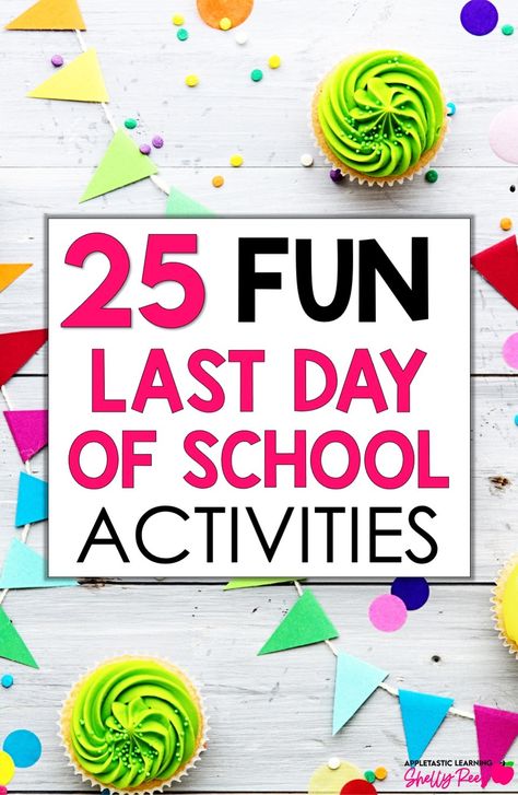 Get 25 fun and easy last day of school activities for kids in 2nd grade, 3rd grade, 4th grade, 5th grade, elementary, and middle school. Includes fun end of year activities for students, such as classroom karaoke, picnic lunches, class awards, and candy bar awards templates and ideas. Candy bar awards make the best gifts for students! Even printable memory books for your students to get autographs and take home. Last Day Of Class Activities Middle School, Last Day Of School Classroom Activities, Last Week Of School Activities 5th Grade, 3rd Grade Graduation Ideas, Last Week Of School Activities 4th Grade, End Of Year Ideas For Students, Last Day Of School Activities Middle, End Of School Year Activities 5th Grade, Last Day Of School Activities Highschool