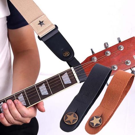 Electric Guitar Accessories, Acoustic Guitar Strap, Guitar Fretboard, Bass Ukulele, Belt Holder, Unique Guitars, Safe Lock, Classic Guitar, Music Accessories