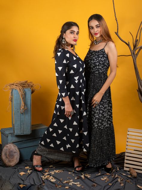 #western #indian #shoot Indoor Shoot, Fashion Photoshoot, Black Dress, Maxi Dress, Black