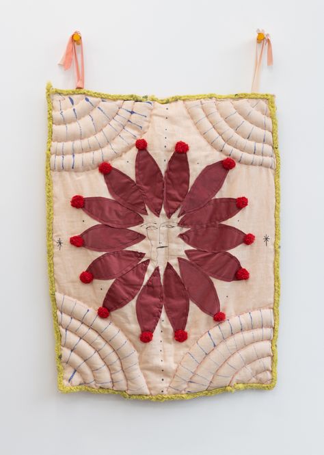 Aruni Dharmakirthi, 2020 Quilted tapestry shown at Nationale in Portland, Oregon. fiber art, textile art