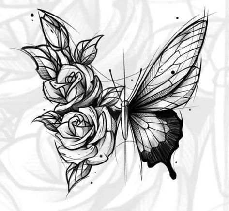 Chicano Rose Tattoo, Tattoo Machine Art, Rose Tattoo Stencil, Rose Drawing Tattoo, Clever Tattoos, Tattoo Rose, Chicano Art Tattoos, Tattoo Stencil Outline, Floral Tattoo Design