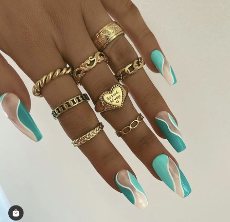 Decora Nails, Manicured Nails, Style Nails, Simple Acrylic Nails, Acrylic Nails Coffin Short, Coffin Nails Designs, Fire Nails, Pretty Acrylic Nails, Chic Nails