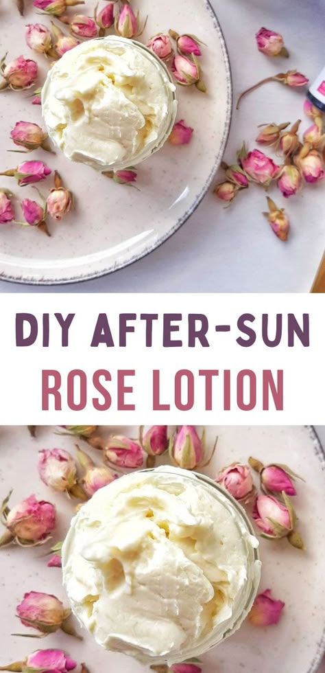 After Sun Lotion Recipe with Aloe Vera Hair Advertisement, After Sun Lotion, Rose Lotion, Lotion Recipe, Diy Hair Masks, Sun Lotion, Hair Masks, After Sun, Be Pretty