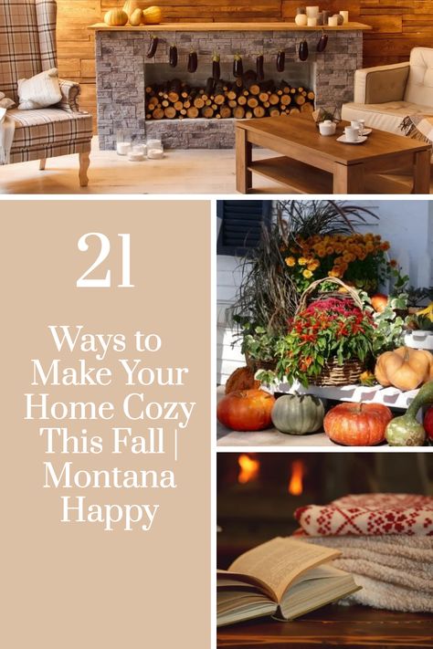 Here are 21 ways to make your home cozy this fall. Get into the fall aesthetic. Grab a sweater, a hot drink, and enjoy making your home cozy this Autumn season. | Rocky Trails and Rainbows Everything Autumn, Cozy Fall Aesthetic, Make Your Home Cozy, Outside Paint, Cozy Fall Decor, Home Cozy, Fall Decor Ideas, Cozy Living Spaces, Autumn Decorating