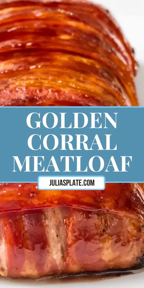 Golden Corral Meatloaf Recipe Golden Corral Meatloaf Recipe, Golden Corral, Savory Herb, American Dishes, Restaurant Dishes, Creamy Mashed Potatoes, Bbq Pork, Ultimate Comfort Food, Meatloaf Recipes