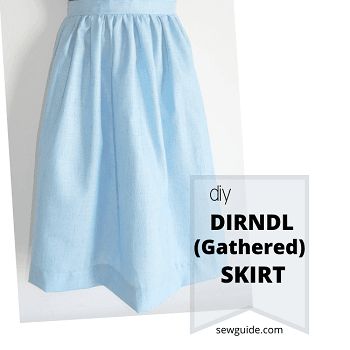 Design & Make your own clothes with FREE SEWING PATTERNS - Sew Guide Dirndl Skirt Pattern, How To Make A Gathered Skirt, How To Sew A Gathered Skirt, Dirndl Dress Pattern, Easy Skirts To Sew, Gathered Skirt Pattern, Diy Skirt Pattern, Make Sewing Patterns, Diy Dirndl