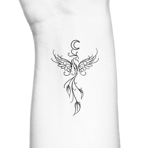 Rebirth Tattoo New Beginnings, Rebirth Tattoo, Marina Nery, Phoenix Tattoo Feminine, Small Phoenix Tattoos, Phoenix Bird Tattoos, Tattoo Tips, Libra Tattoo, Phoenix Tattoo Design