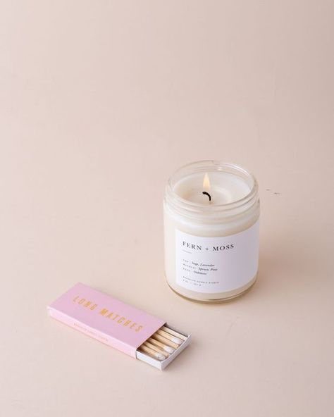 Candle Photography Inspiration, Brooklyn Candle, Matchbox Gift, Home Decor Diy Ideas, Minimal Candles, Minimalist Candle, Decor Diy Ideas, Brooklyn Candle Studio, Minimalist Candles