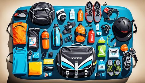 When preparing for a triathlon race, it is crucial to have a comprehensive packing list to ensure that you have all the essential items for a smooth event. This guide will provide you with a complete checklist of the items you need to pack for your triathlon race. The list includes triathlon essentials, gear checklist, and everything you need to bring for a successful race day. Triathlon Transition, Triathlon Clothing, Swimming Gear, Tri Suit, Triathlon Gear, Ironman Triathlon, Workout Warm Up, Bike Repair, Cycling Shoes