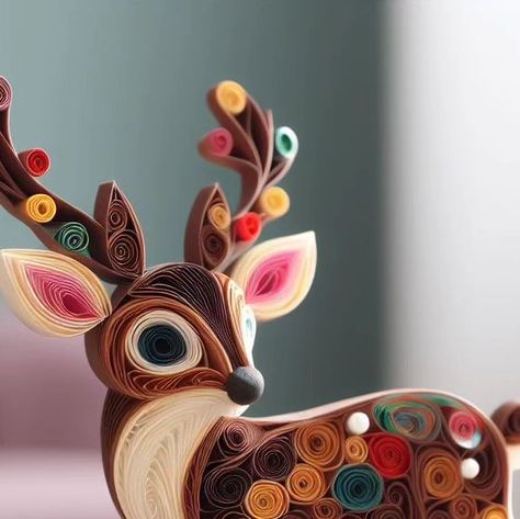 Newspaper Art And Craft, Quilling Dolls, Quilled Christmas, Diy Quilling Crafts, Quilling Flower Designs, Christmas Quilling, Quilling Animals, Paper Quilling For Beginners, Paper Art Sculpture