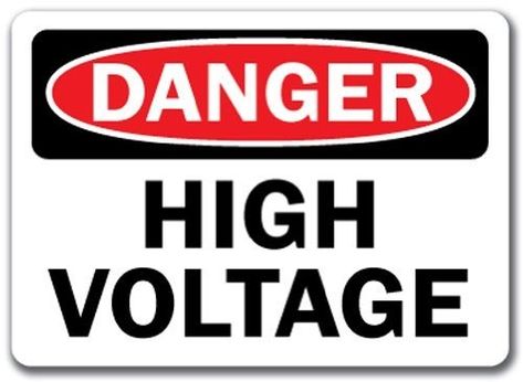 Amazon.com: Danger Sign - High Voltage - 10" X 14" Osha Safety Sign : Everything Else Plastic Signs, Workplace Safety, Plastic Design, Medical Problems, High Voltage, Pharmacist, Injury Prevention, Danger Sign, Art Stuff