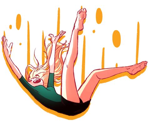 I'm falling but I'm loving it! #digitaldrawing #drawing #art How To Draw Someone Falling, Falling Person Reference, Falling Backwards Reference, Falling Art Reference, Person Falling Reference, Person Falling Drawing, Person Falling Drawing Reference, Falling Poses Drawing Reference, Falling Reference Pose