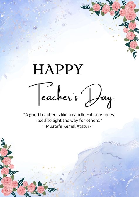 A poster for Teacher's Day which is 16 May 2023 i hope you like it Happy Teacher Day Poster, Happy Teachers Day Happy Teachers Day Poster, Happy Teachers Day Template, Teachers Day Poster Design, Happy Teachers Day Poster, What Is A Teacher, International Teachers Day, Happy Teacher's Day Quotes, Happy Teacher Day