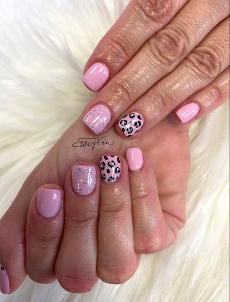 Spring Cheetah Nails, Kids Nail Ideas, Cheetah Nails Acrylic, Spring Leopard Nails, Pink Gel Nail Designs, Purple Cheetah Nails, Summer Leopard Nails, Pink Cheetah Print Nails, Pink Leopard Print Nails