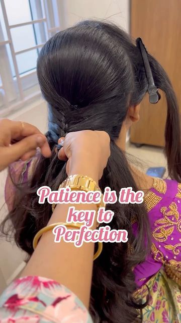 Nirmala Mohan 💃🏻 on Instagram: "Perfecting braid hairstyle for the engagement makeover. If you are willing to show some patience, believe me everything will fall in right place irrespective of the work you do, especially any art form. Do checkout detailed step-by-step tutorial of this hairstyle in my profile, my bride carried it so well and she looked absolutely elegant. Makeup, Saree draping and Hairstyle done my myself - @nirmala_makeupartistry !! For makeup enquiries DM/Call 8754551300 Flow Engagement Hairstyles For Saree, Reverse Braid, Hair Style On Saree, Saree Hairstyles, Engagement Hairstyles, Saree Draping, Braid Hairstyle, Trending Songs, Elegant Makeup