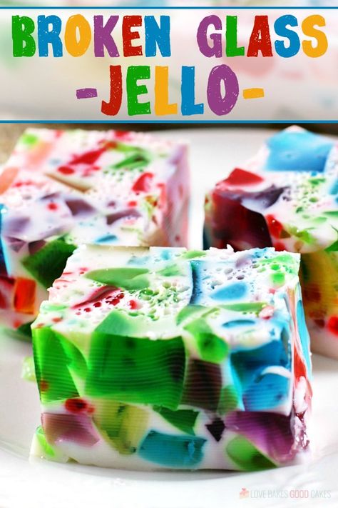 You'll hear plenty of "oohs" and "aahs" when you serve this Broken Glass Jello. It's a fun and colorful treat for kids ... and kids at heart! #ad #EasterSweetsWeek #jello #easter #desserts Broken Glass Jello, Glass Jello, Easter Dessert Table, Hunger Games Party, Jello Dessert Recipes, Jello Desserts, Dessert Simple, Jello Recipes, Köstliche Desserts