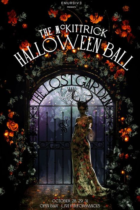 #1. The McKittrick Halloween Ball: The Lost Garden
NYC Halloween Party Invitation in New York City Nyc Halloween, Sleep No More, Pirates Party, Lost Garden, Halloween Ball, Best Costume, Nyc Hotels, High Line, Pirate Party