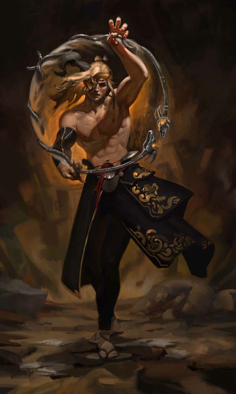 Unchained Monk | GM Binder Character Design Male Modern, Demon Character Design Male, Demon Character Design, Monk Dnd, Demon Character, Roleplay Characters, Dungeons And Dragons Characters, Black Anime Characters, Fantasy Male