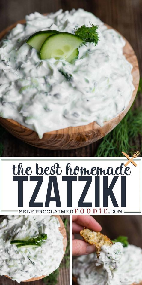 Best Tzatziki Sauce, Tzatziki Sauce Recipe, Homemade Tzatziki Sauce, Tzatziki Recipes, Homemade Tzatziki, Tzatziki Sauce, Mediterranean Diet Recipes, Aioli, Cucumber Salad