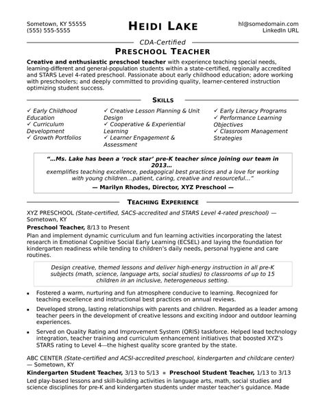 Resumes Examples, Preschool Teacher Resume, Teacher Resumes, Cv Design Professional, Teacher Resume Examples, Quotes Valentines Day, Teaching Resume, Education Quotes Inspirational, Teacher Resume Template