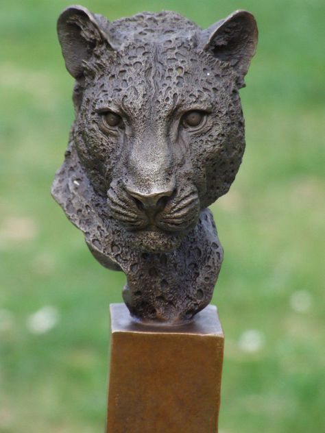 LEOPARD LION TIGER PANTHER SIGNED PURE BRONZE STATUE Statues Art, Panther Art, Statue Tattoo, Roman Statue, Greek Statues, Goddess Statue, Angel Statues, Lion Tiger, Cat Statue