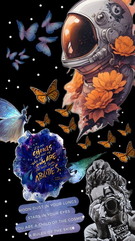 #harrypotter #astronaut #photographer #butterflies #fairy Moon Dust, Show Us, Cosmos, Butterflies, Harry Potter, Stars, Photographer