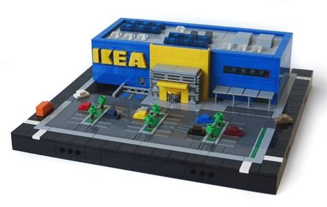 Get all your LEGO Klämtares at this tiny IKEA Lego Patent, Lego Avengers, Lego Furniture, Lego Challenge, Lego Micro, Construction Lego, Micro Lego, Amazing Lego Creations, Lego Mini