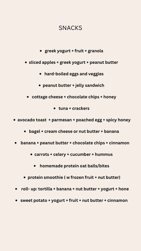 Calorie Deficit School Lunch, Lazy Meal Ideas, What To Make When You Have No Food, How To Not Eat So Much Food, Starter Meals, Calorie Deficit Meals, Works Outs, Greek Yogurt And Peanut Butter, Meal Planning Menus