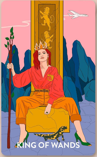 Single or Looking for Love Attracting Love: The King of Wands encourages you to be confident and proactive in your search for love. Show your true self and don’t be afraid to take the lead. Potential Partner: You might attract someone with the qualities of the King of Wands—someone who is passionate, dynamic, and inspiring. King Of Wands Tarot, Tarot Cards Set, Tarot Card Set, Beginners Tarot, Book For Beginners, King Of Wands, Deck Cards, Wands Tarot, Tarot Meanings